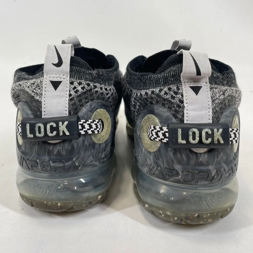 Nike Air Vapormax 2020 FK FlyEase Black White Grey CJ4069-004 Kids 7Y 8.5W